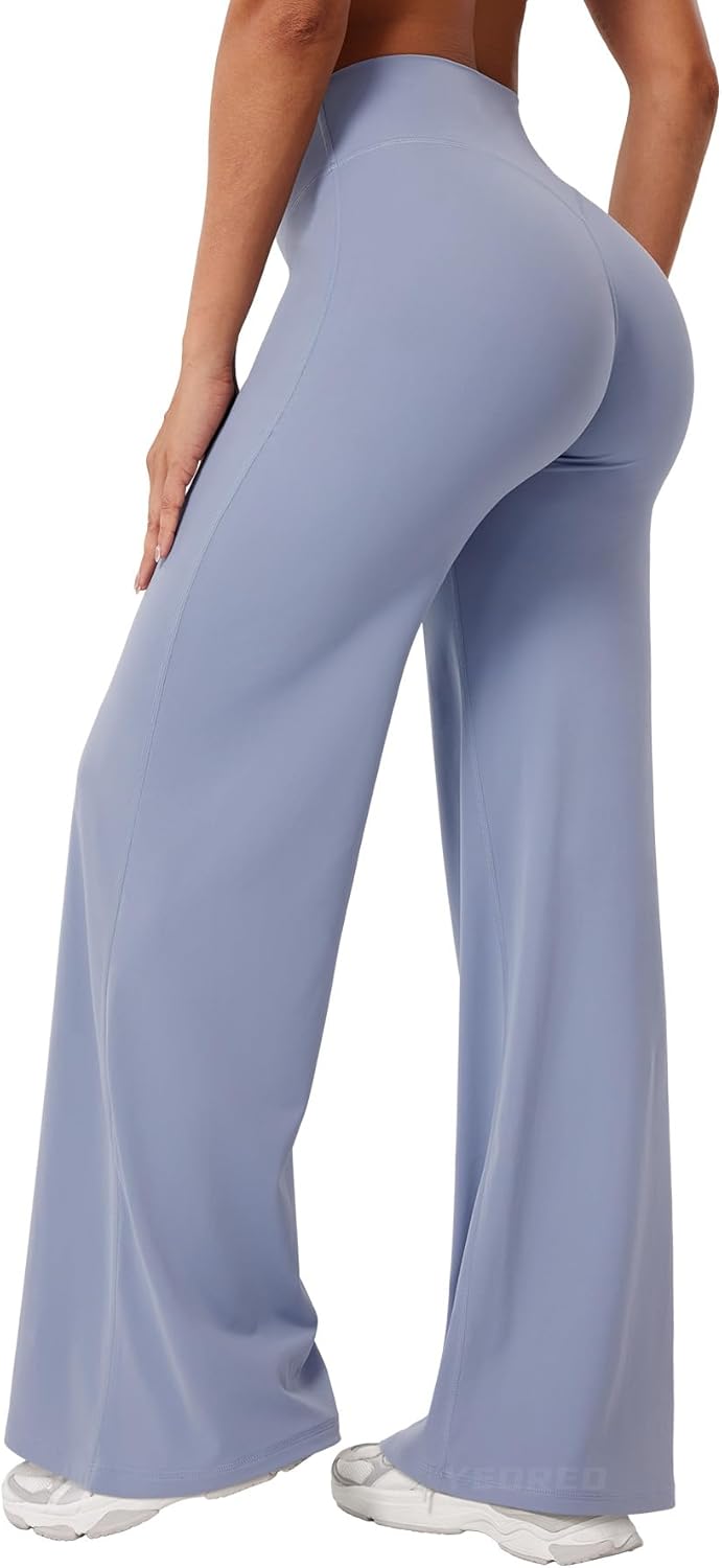Ease Workout Leggings Womens No Front Seam Straight Leggings 29"/ 31.5"/ 33"/ 35" High Waist Buttery Eddiy Yoga Pants - Colors B