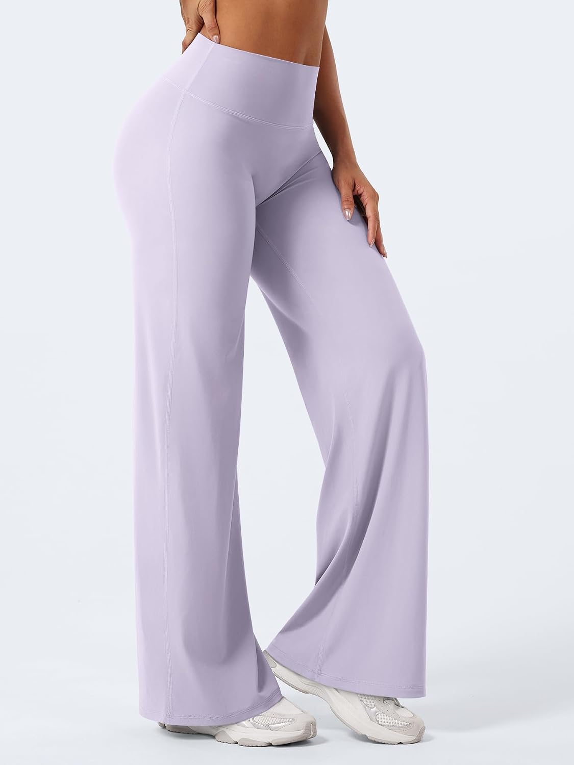Ease Workout Leggings Womens No Front Seam Straight Leggings 29"/ 31.5"/ 33"/ 35" High Waist Buttery Eddiy Yoga Pants - Colors B