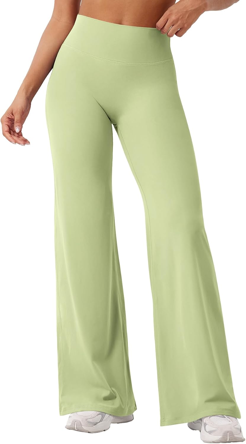 Ease Workout Leggings Womens No Front Seam Straight Leggings 29"/ 31.5"/ 33"/ 35" High Waist Buttery Eddiy Yoga Pants - Colors B