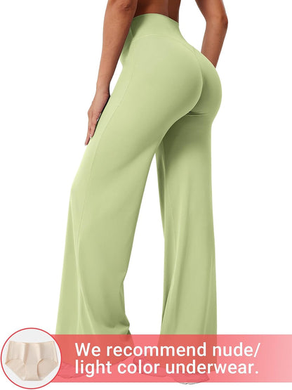 Ease Workout Leggings Womens No Front Seam Straight Leggings 29"/ 31.5"/ 33"/ 35" High Waist Buttery Eddiy Yoga Pants - Colors B