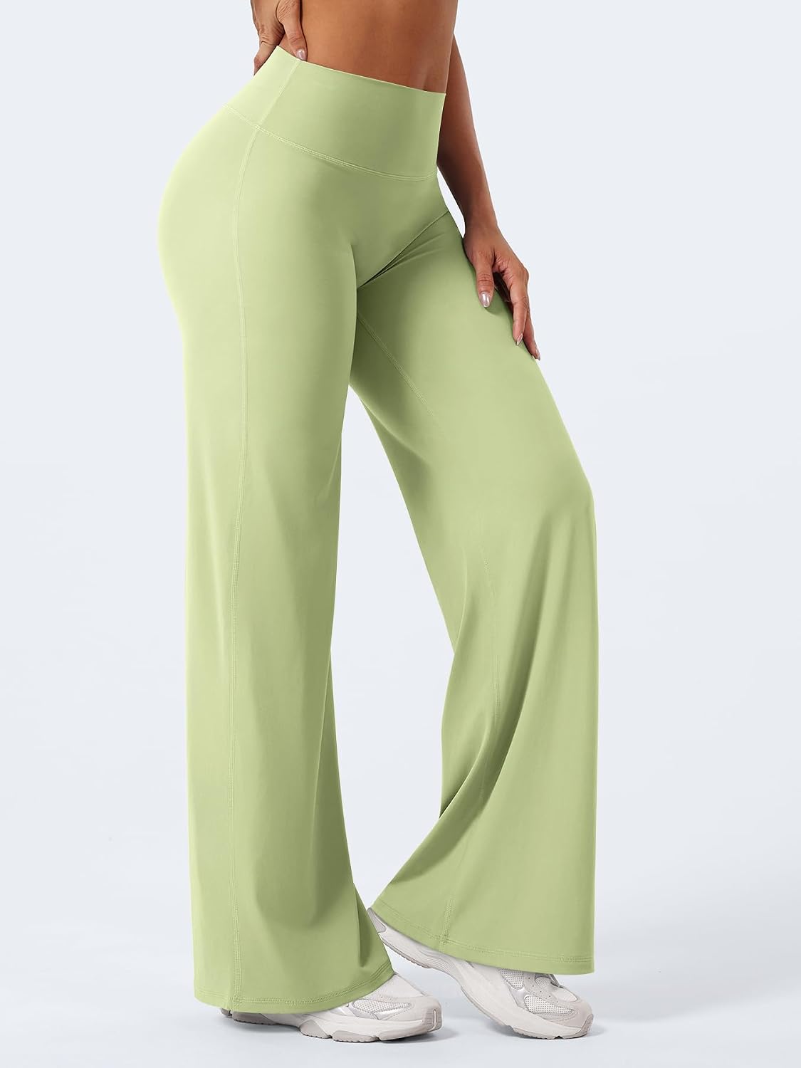 Ease Workout Leggings Womens No Front Seam Straight Leggings 29"/ 31.5"/ 33"/ 35" High Waist Buttery Eddiy Yoga Pants - Colors B