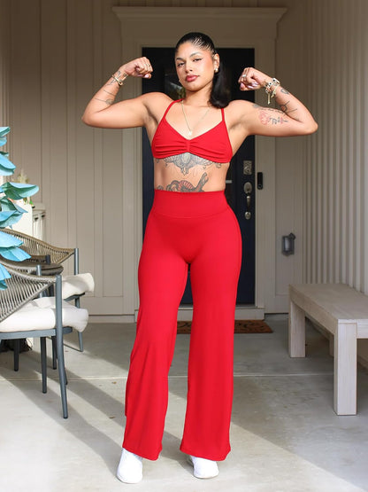 Ease Workout Leggings Womens No Front Seam Straight Leggings 29"/ 31.5"/ 33"/ 35" High Waist Buttery Eddiy Yoga Pants - Colors B