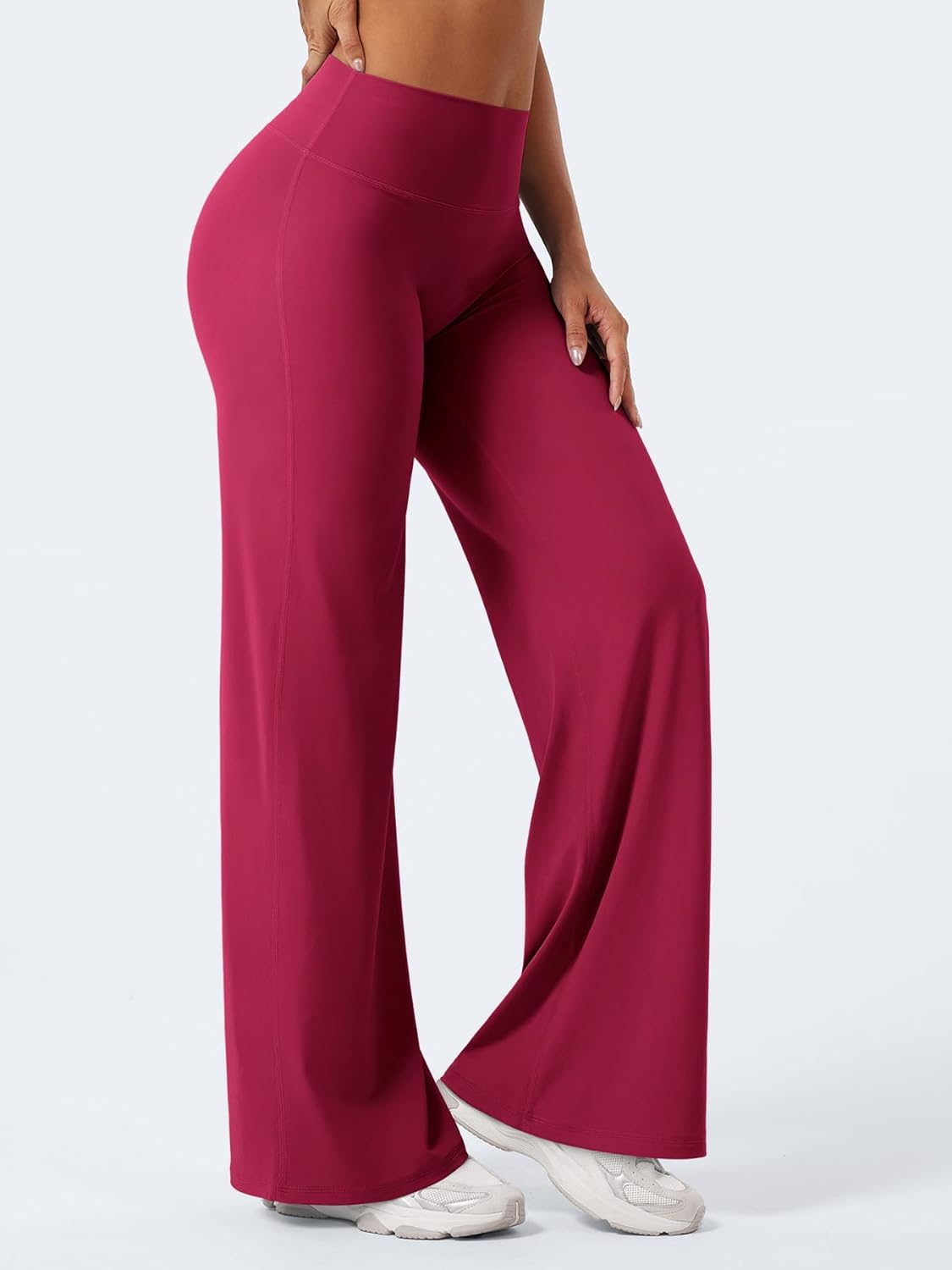 Ease Workout Leggings Womens No Front Seam Straight Leggings 29"/ 31.5"/ 33"/ 35" High Waist Buttery Eddiy Yoga Pants - Colors B