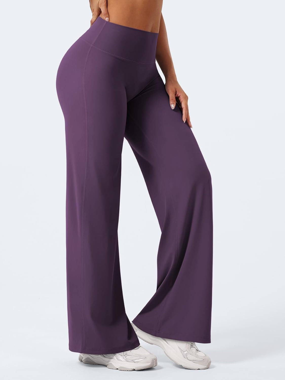 Ease Workout Leggings Womens No Front Seam Straight Leggings 29"/ 31.5"/ 33"/ 35" High Waist Buttery Eddiy Yoga Pants - Colors B