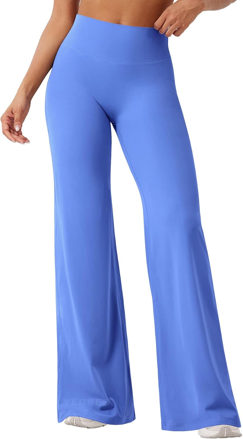 Ease Workout Leggings Womens No Front Seam Straight Leggings 29"/ 31.5"/ 33"/ 35" High Waist Buttery Eddiy Yoga Pants - Colors B