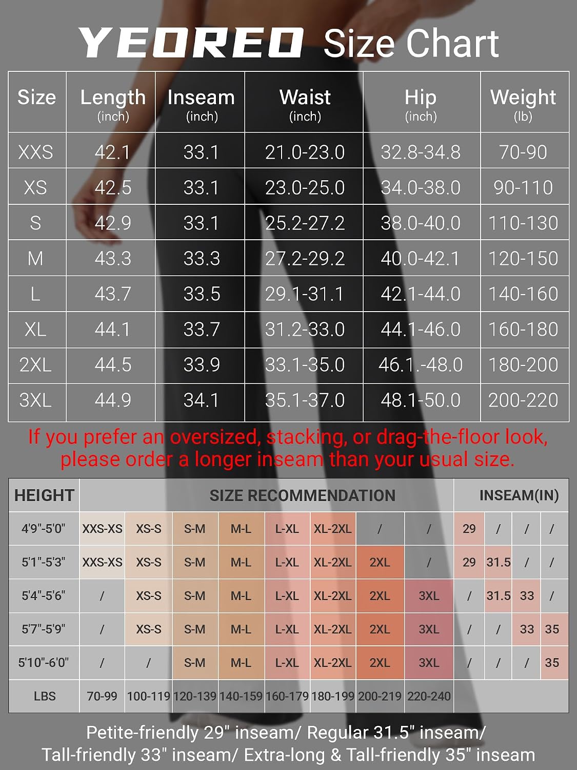 Ease Workout Leggings Womens No Front Seam Straight Leggings 29"/ 31.5"/ 33"/ 35" High Waist Buttery Eddiy Yoga Pants - Colors B