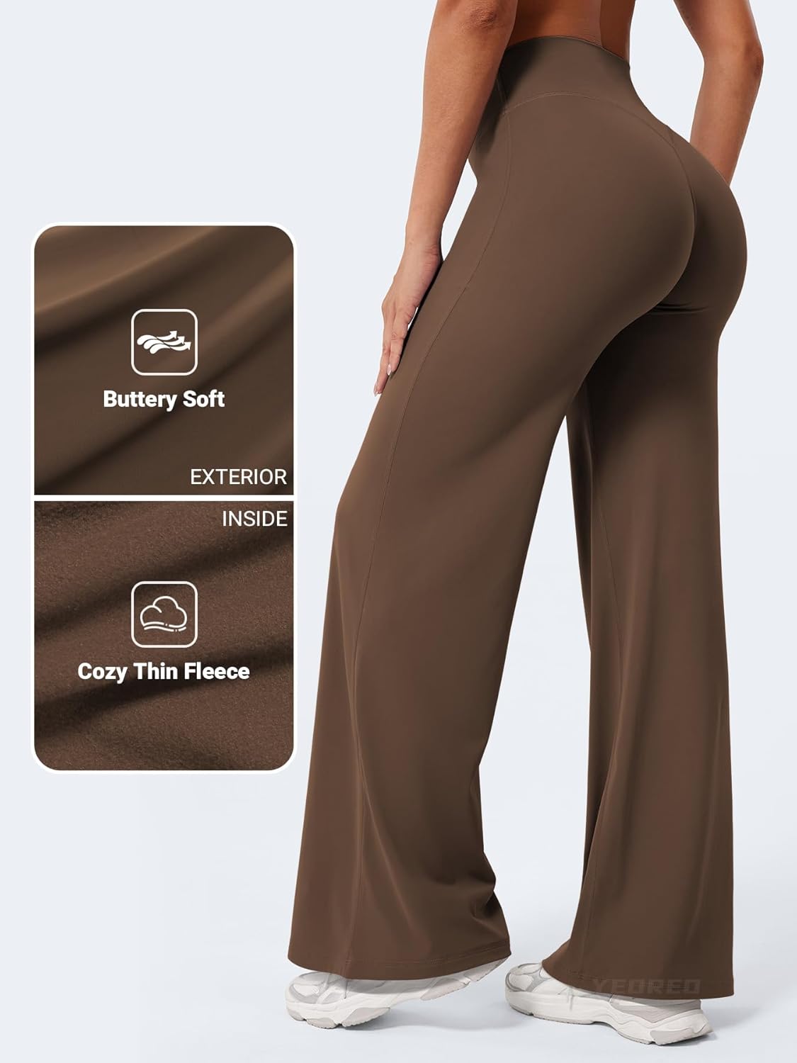 Ease Workout Leggings Womens No Front Seam Straight Leggings 29"/ 31.5"/ 33"/ 35" High Waist Buttery Eddiy Yoga Pants - Colors B