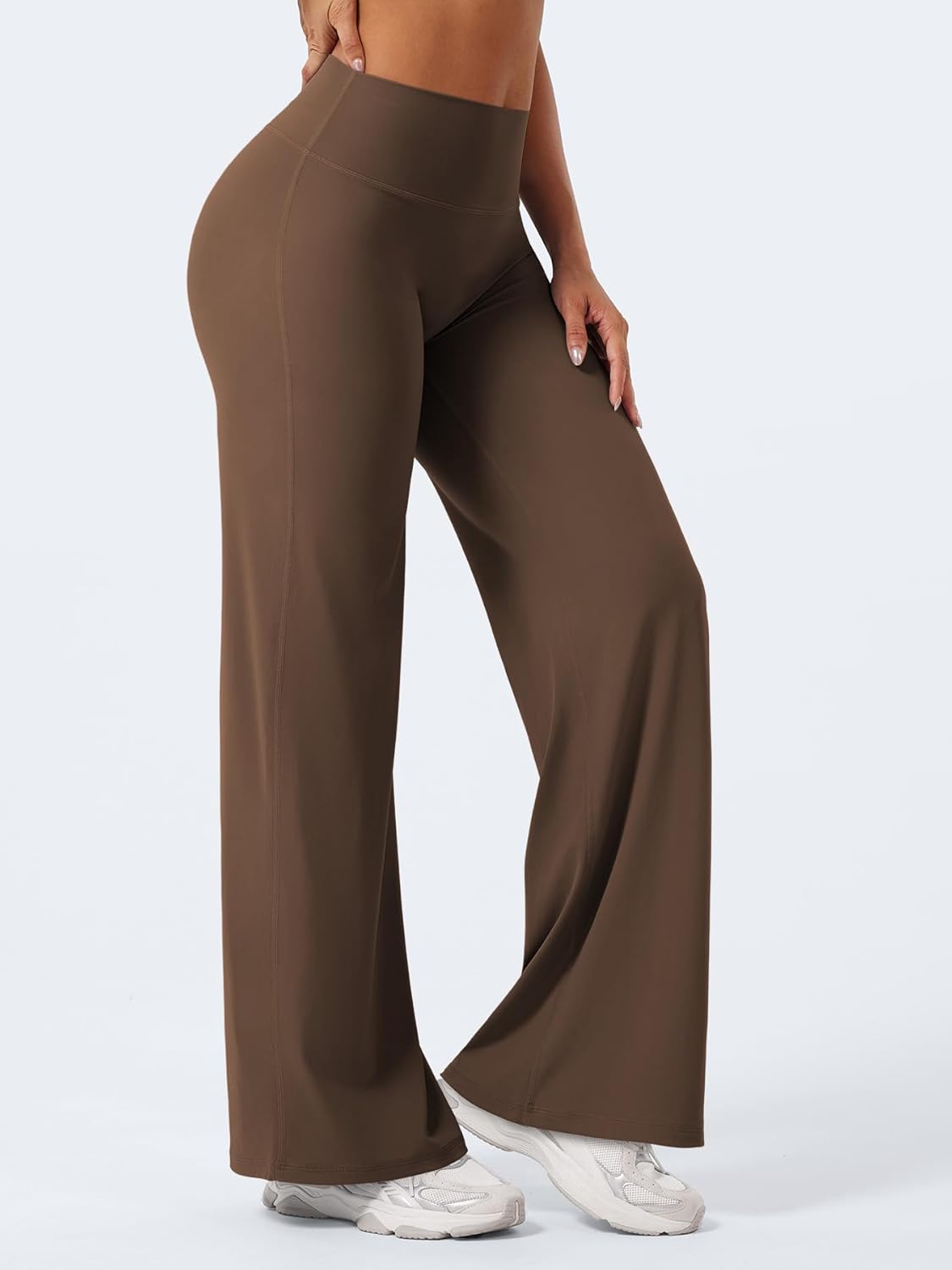 Ease Workout Leggings Womens No Front Seam Straight Leggings 29"/ 31.5"/ 33"/ 35" High Waist Buttery Eddiy Yoga Pants - Colors B