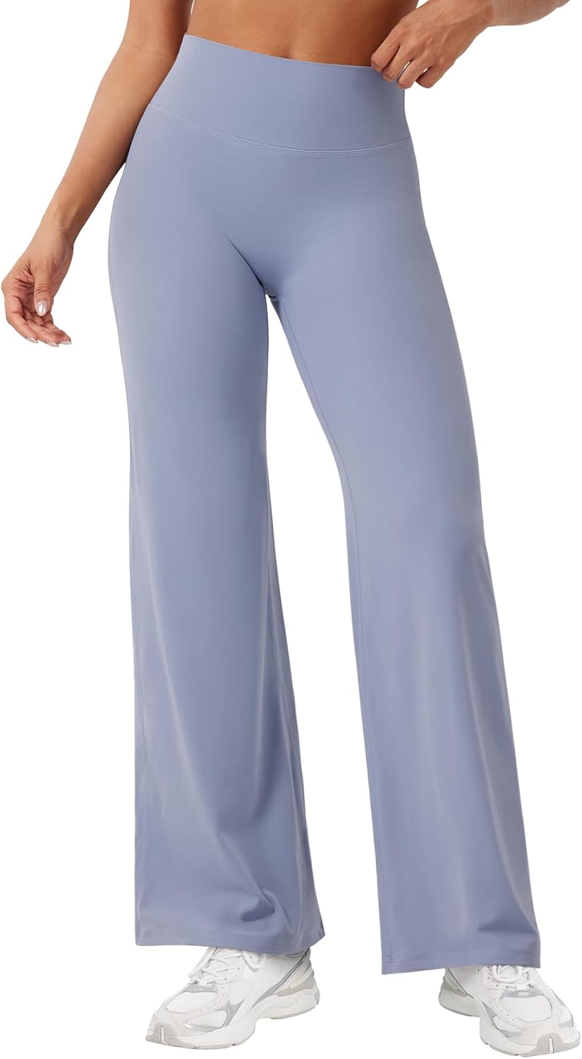 Ease Workout Leggings Womens No Front Seam Straight Leggings 29"/ 31.5"/ 33"/ 35" High Waist Buttery Eddiy Yoga Pants - Colors B