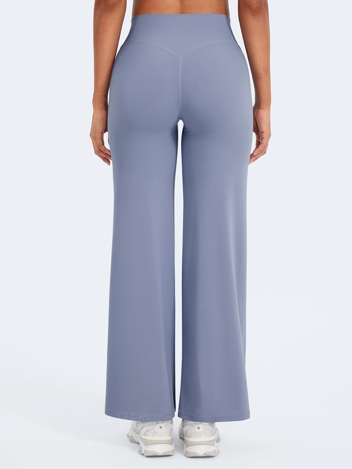 Ease Workout Leggings Womens No Front Seam Straight Leggings 29"/ 31.5"/ 33"/ 35" High Waist Buttery Eddiy Yoga Pants - Colors B