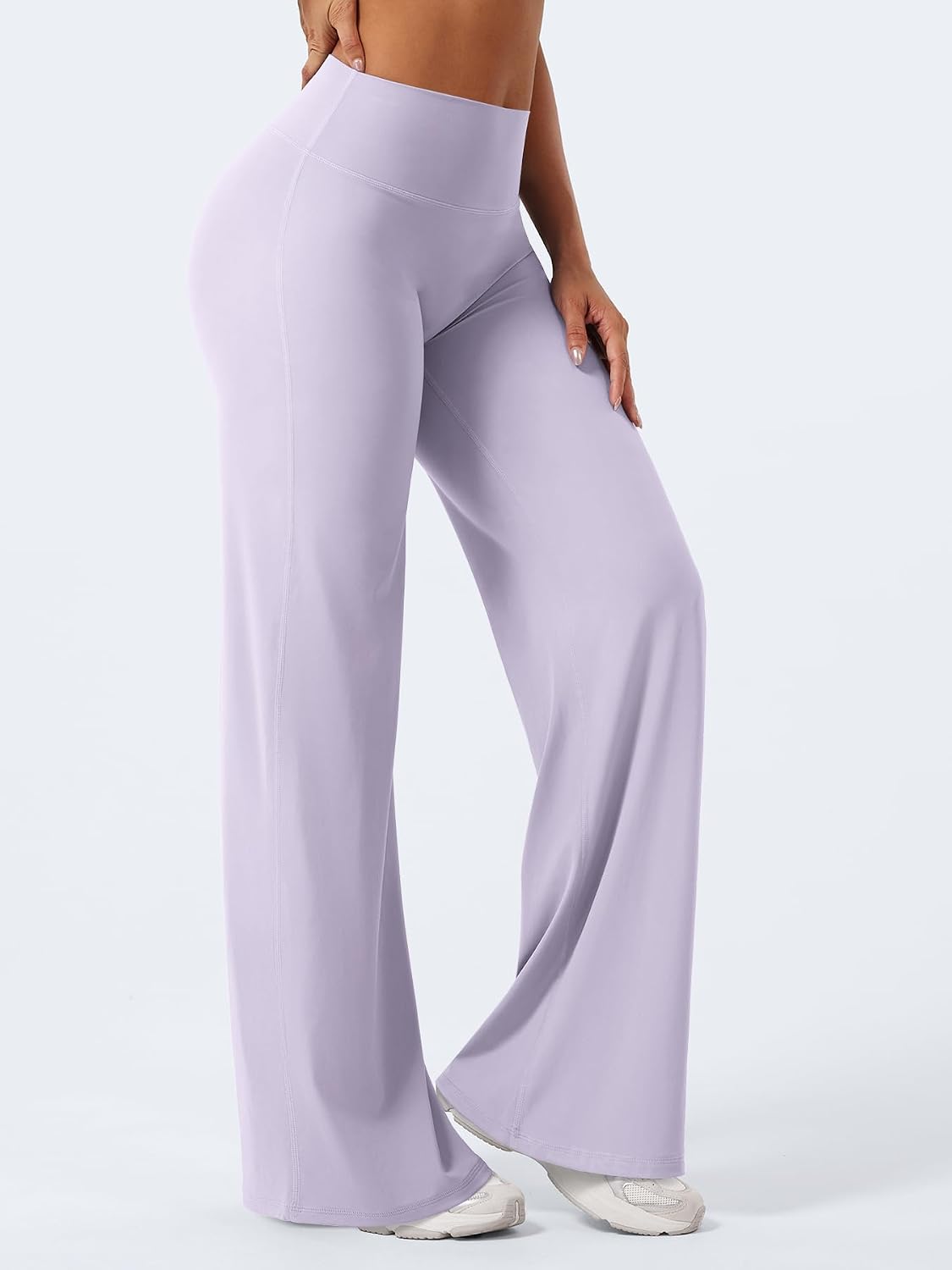 Ease Workout Leggings Womens No Front Seam Straight Leggings 29"/ 31.5"/ 33"/ 35" High Waist Buttery Eddiy Yoga Pants - Colors B