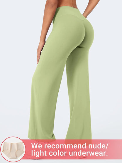 Ease Workout Leggings Womens No Front Seam Straight Leggings 29"/ 31.5"/ 33"/ 35" High Waist Buttery Eddiy Yoga Pants - Colors B