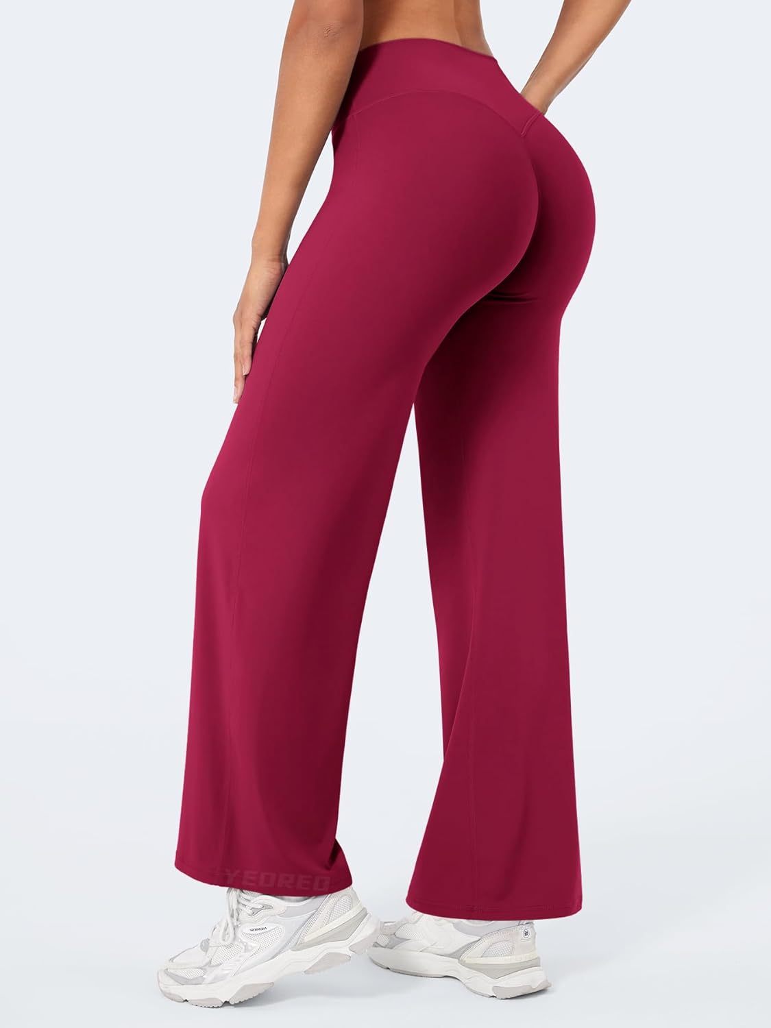 Ease Workout Leggings Womens No Front Seam Straight Leggings 29"/ 31.5"/ 33"/ 35" High Waist Buttery Eddiy Yoga Pants - Colors B
