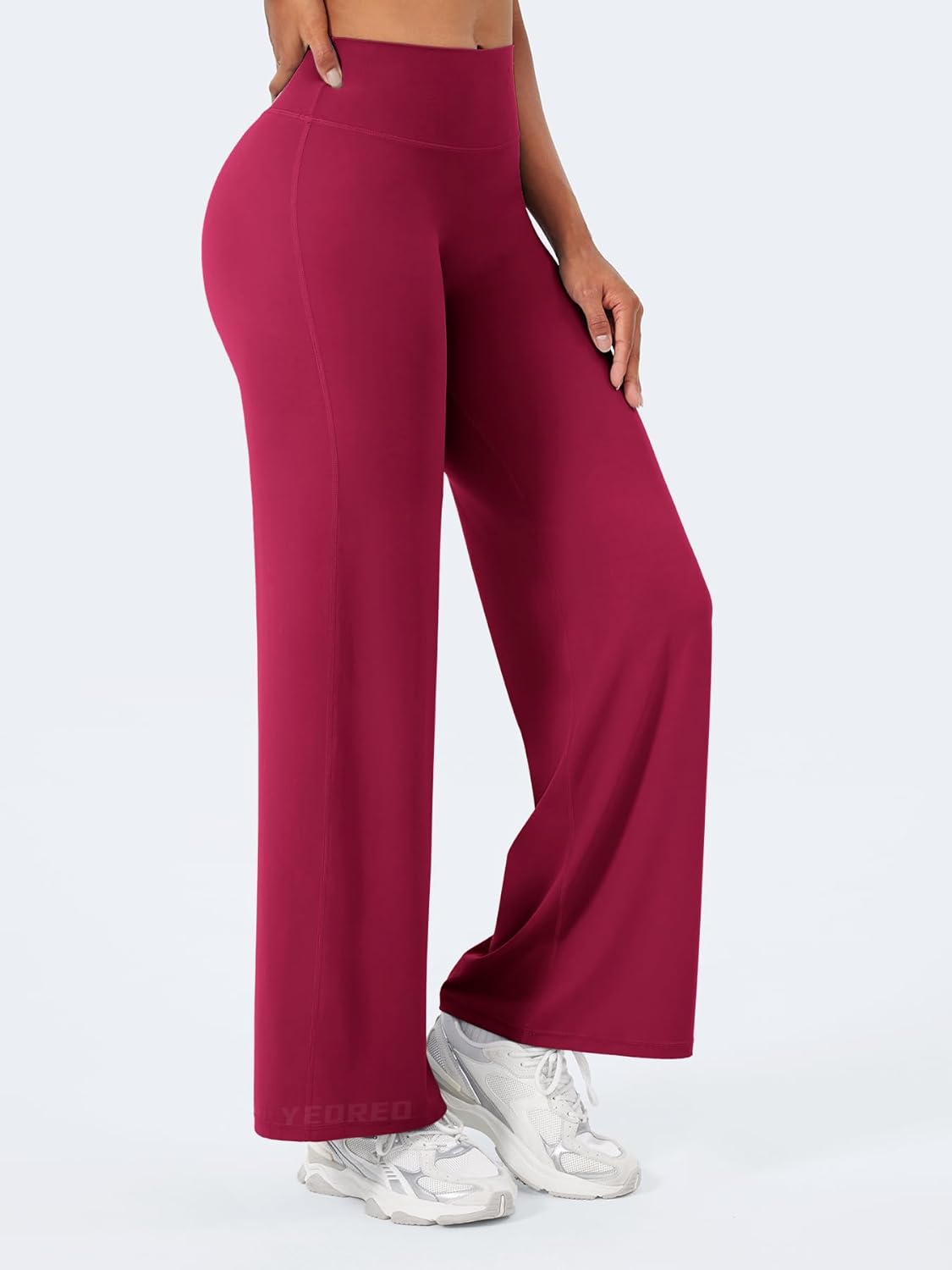 Ease Workout Leggings Womens No Front Seam Straight Leggings 29"/ 31.5"/ 33"/ 35" High Waist Buttery Eddiy Yoga Pants - Colors B