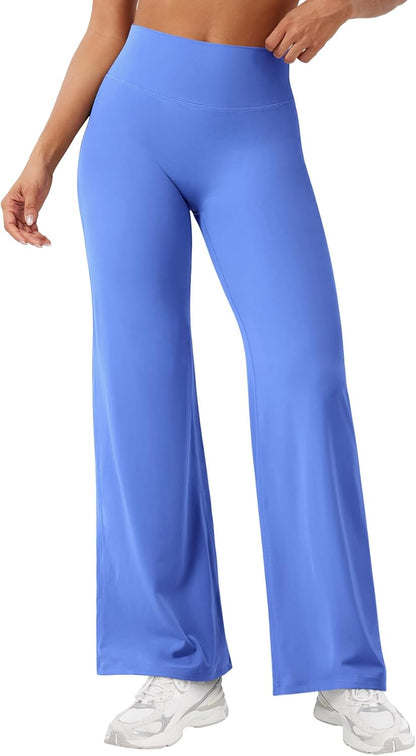 Ease Workout Leggings Womens No Front Seam Straight Leggings 29"/ 31.5"/ 33"/ 35" High Waist Buttery Eddiy Yoga Pants - Colors B