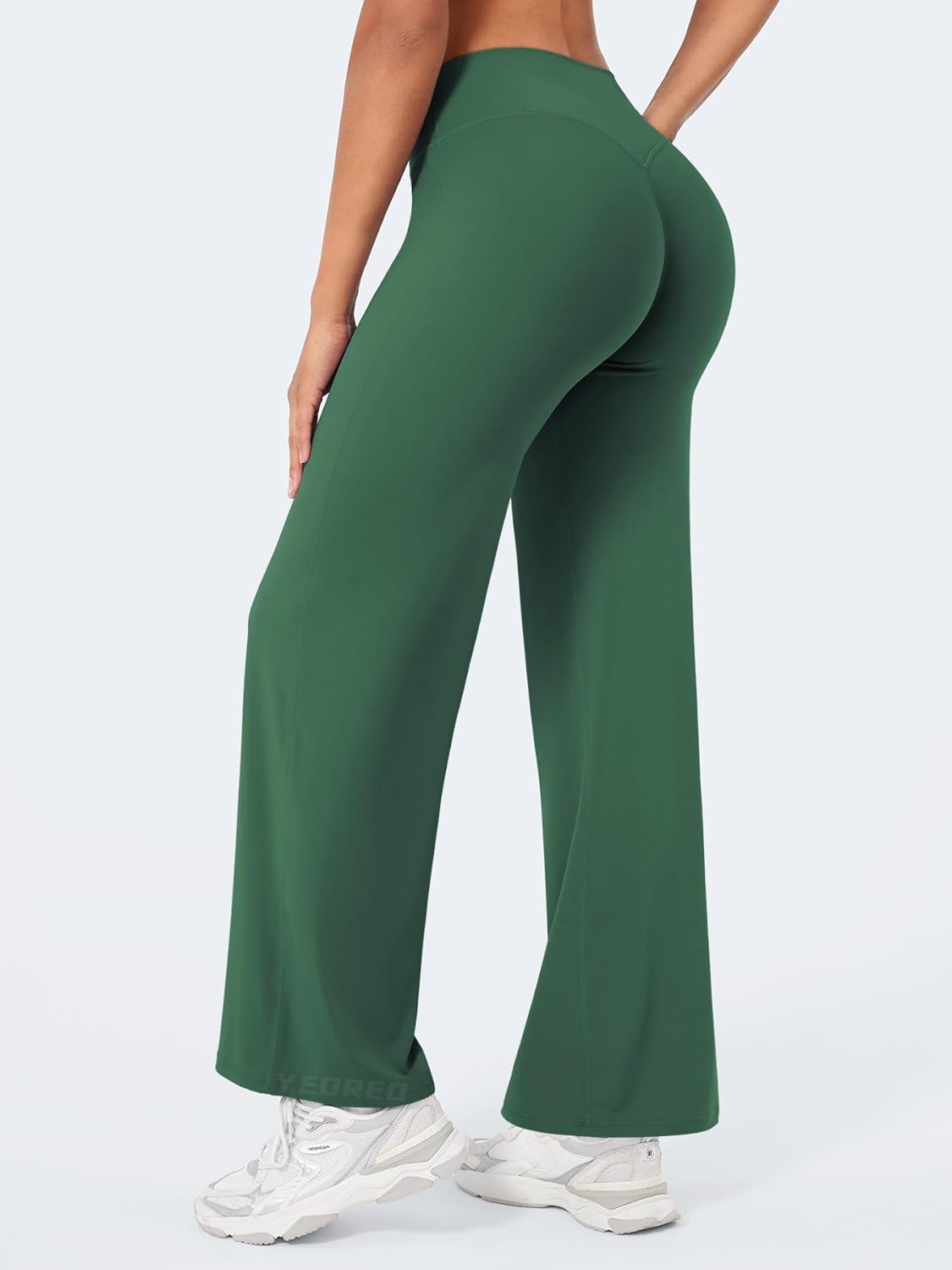 Ease Workout Leggings Womens No Front Seam Straight Leggings 29"/ 31.5"/ 33"/ 35" High Waist Buttery Eddiy Yoga Pants - Colors B
