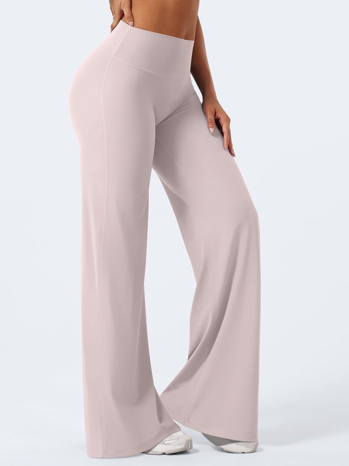 Ease Workout Leggings Womens No Front Seam Straight Leggings 29"/ 31.5"/ 33"/ 35" High Waist Buttery Eddiy Yoga Pants - Colors B