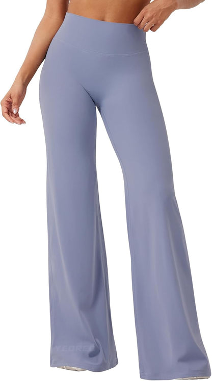 Ease Workout Leggings Womens No Front Seam Straight Leggings 29"/ 31.5"/ 33"/ 35" High Waist Buttery Eddiy Yoga Pants - Colors B