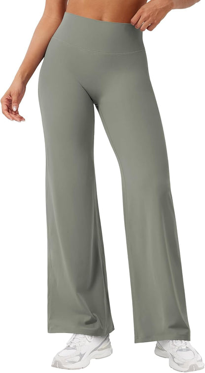 Ease Workout Leggings Womens No Front Seam Straight Leggings 29"/ 31.5"/ 33"/ 35" High Waist Buttery Eddiy Yoga Pants - Colors B