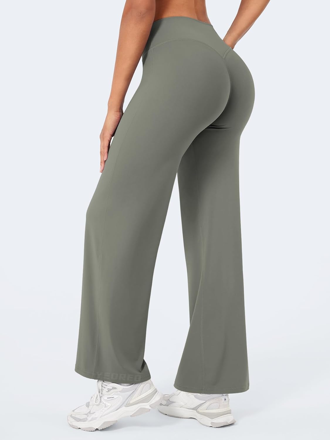 Ease Workout Leggings Womens No Front Seam Straight Leggings 29"/ 31.5"/ 33"/ 35" High Waist Buttery Eddiy Yoga Pants - Colors B