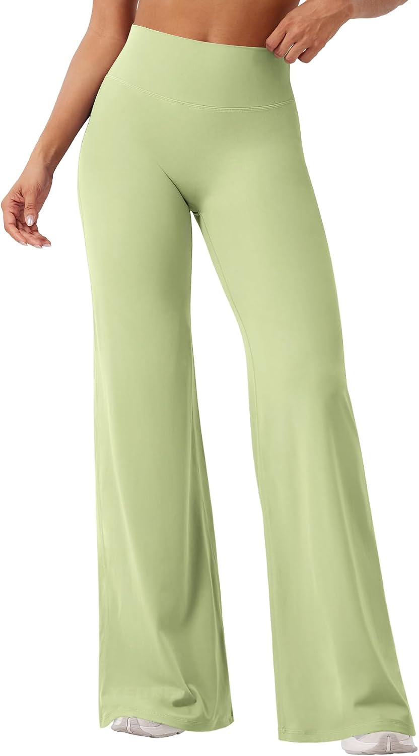 Ease Workout Leggings Womens No Front Seam Straight Leggings 29"/ 31.5"/ 33"/ 35" High Waist Buttery Eddiy Yoga Pants - Colors B