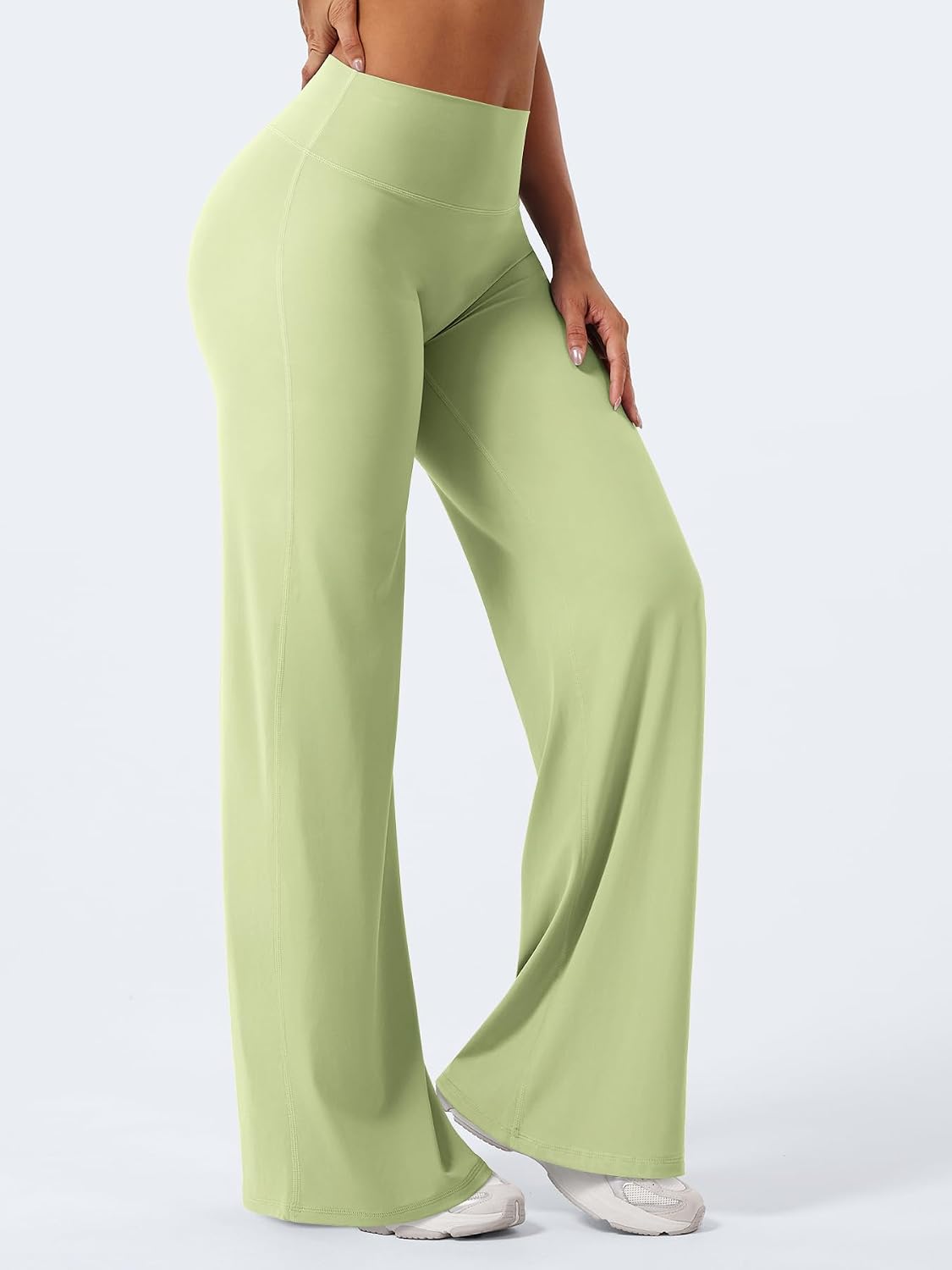 Ease Workout Leggings Womens No Front Seam Straight Leggings 29"/ 31.5"/ 33"/ 35" High Waist Buttery Eddiy Yoga Pants - Colors B