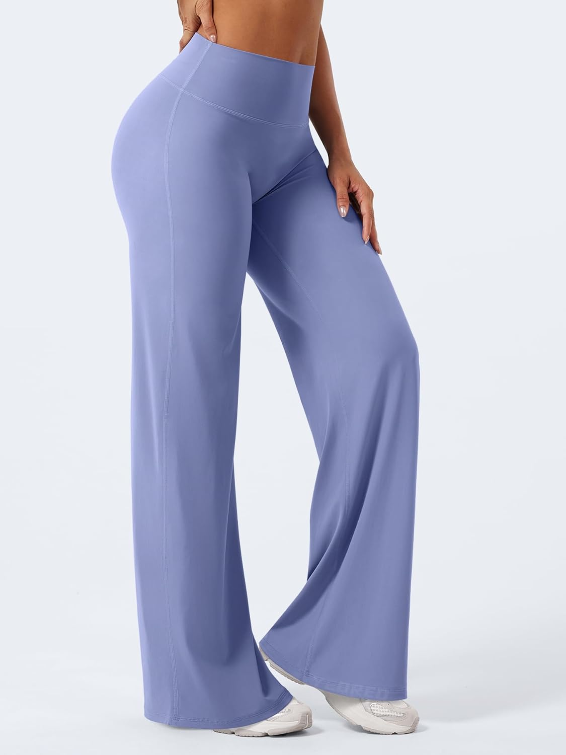 Ease Workout Leggings Womens No Front Seam Straight Leggings 29"/ 31.5"/ 33"/ 35" High Waist Buttery Eddiy Yoga Pants - Colors B