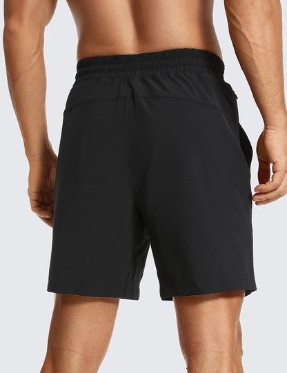 Linerless Workout Shorts 7'' | Lightweight, Quick Dry, Running, Pockets, for Men