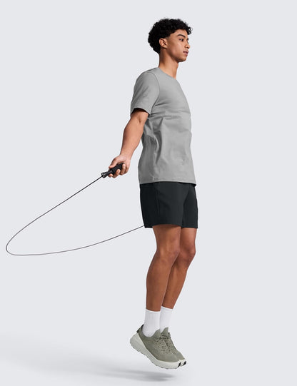 Linerless Workout Shorts 7'' | Lightweight, Quick Dry, Running, Pockets, for Men