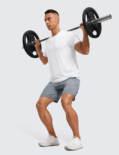 Linerless Workout Shorts 7'' | Lightweight, Quick Dry, Running, Pockets, for Men
