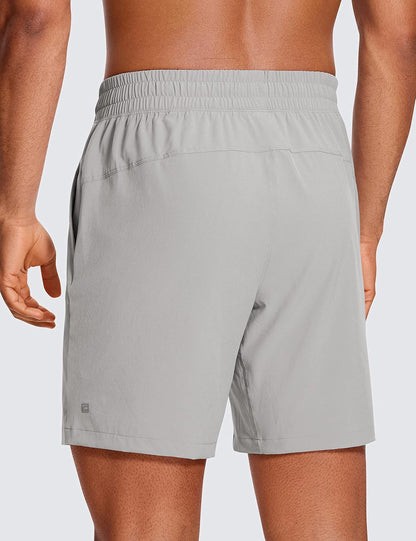 Linerless Workout Shorts 7'' | Lightweight, Quick Dry, Running, Pockets, for Men