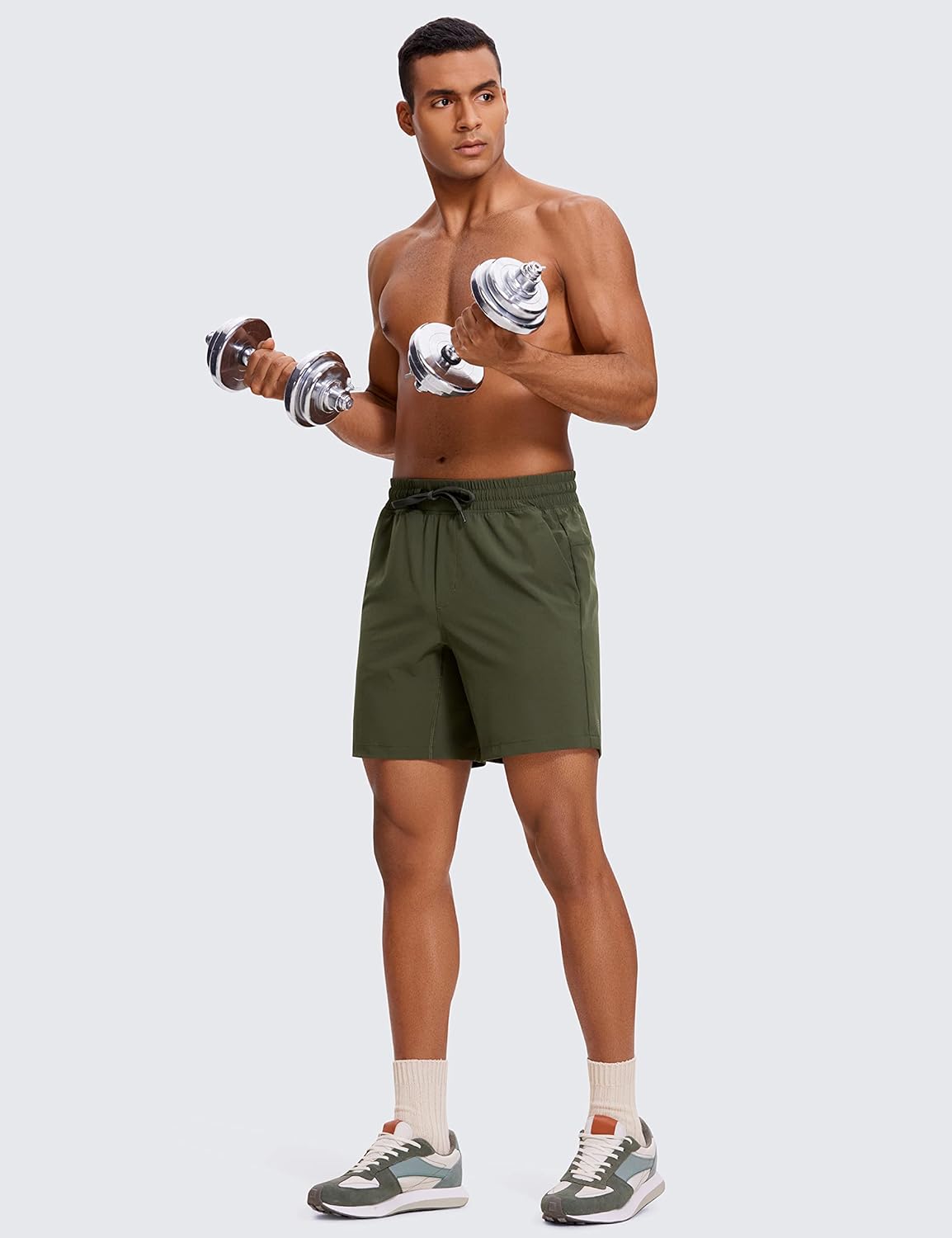 Linerless Workout Shorts 7'' | Lightweight, Quick Dry, Running, Pockets, for Men