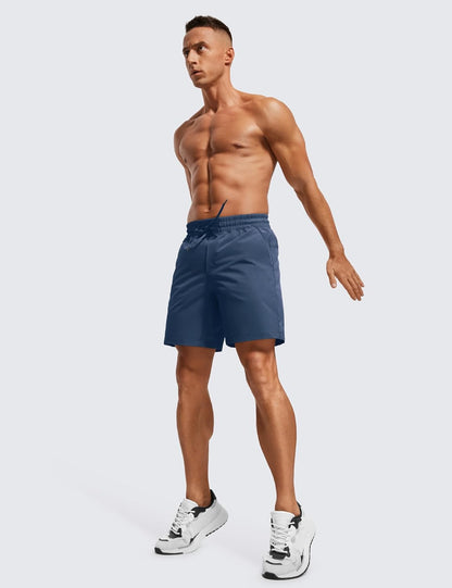 Linerless Workout Shorts 7'' | Lightweight, Quick Dry, Running, Pockets, for Men