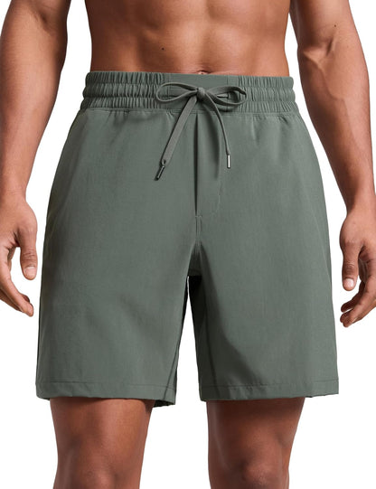 Linerless Workout Shorts 7'' | Lightweight, Quick Dry, Running, Pockets, for Men