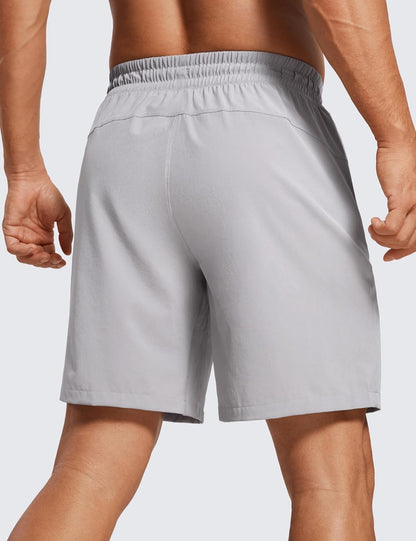 Linerless Workout Shorts 7'' | Lightweight, Quick Dry, Running, Pockets, for Men