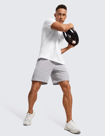 Linerless Workout Shorts 7'' | Lightweight, Quick Dry, Running, Pockets, for Men