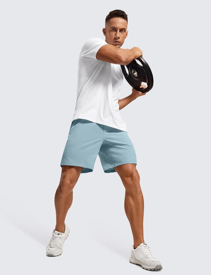 Linerless Workout Shorts 7'' | Lightweight, Quick Dry, Running, Pockets, for Men