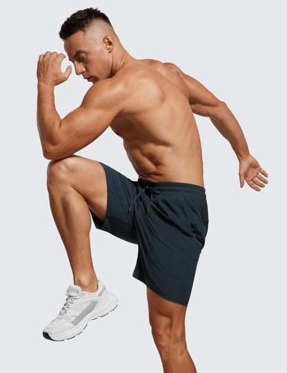 Linerless Workout Shorts 7'' | Lightweight, Quick Dry, Running, Pockets, for Men