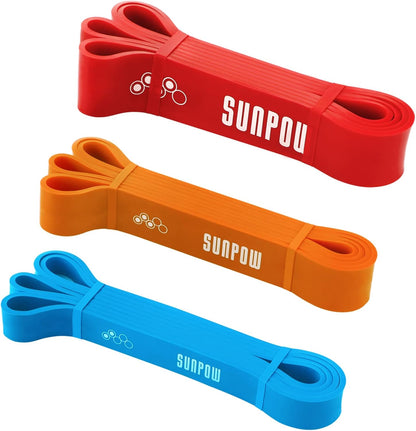 Pull Up Assistance Bands, Set of 5 Heavy Duty Resistance Bands for Men & Women, Natural Latex Exercise Bands for Pull-Up Progression, Home Workout, Strength Training, Mobility & Stretching