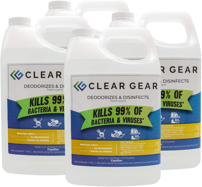 Disinfectant Cleaner, and Deodorizer For Sports Equipment, Gyms, and Fitness Centers - EPA-Registered, Hospital Grade, Made in USA - 1-Pack of 32 Oz Bottle Disinfecting Spray