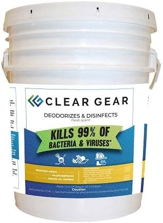 Disinfectant Cleaner, and Deodorizer For Sports Equipment, Gyms, and Fitness Centers - EPA-Registered, Hospital Grade, Made in USA - 1-Pack of 32 Oz Bottle Disinfecting Spray