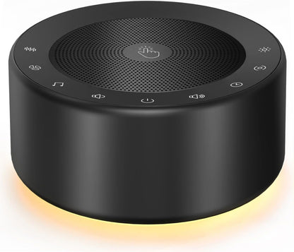 White Noise Machine for Baby & Adults, 30 Soothing Sounds, Sleep Sound Machine with 8 Color Night Light, Memory Function, White Noise for Sleeping, Nursery, Office, Travel & Relaxation