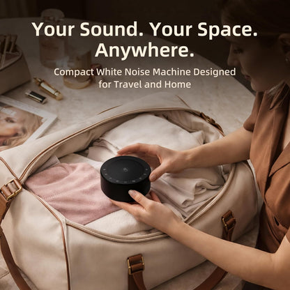 White Noise Machine for Baby & Adults, 30 Soothing Sounds, Sleep Sound Machine with 8 Color Night Light, Memory Function, White Noise for Sleeping, Nursery, Office, Travel & Relaxation