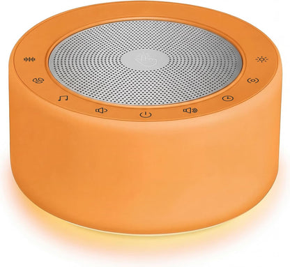 White Noise Machine for Baby & Adults, 30 Soothing Sounds, Sleep Sound Machine with 8 Color Night Light, Memory Function, White Noise for Sleeping, Nursery, Office, Travel & Relaxation