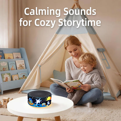 White Noise Machine for Baby & Adults, 30 Soothing Sounds, Sleep Sound Machine with 8 Color Night Light, Memory Function, White Noise for Sleeping, Nursery, Office, Travel & Relaxation