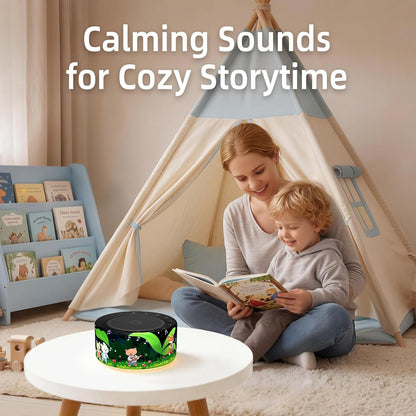 White Noise Machine for Baby & Adults, 30 Soothing Sounds, Sleep Sound Machine with 8 Color Night Light, Memory Function, White Noise for Sleeping, Nursery, Office, Travel & Relaxation