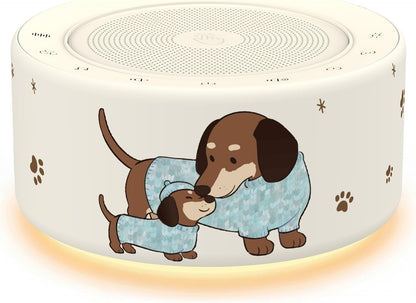 White Noise Machine for Baby & Adults, 30 Soothing Sounds, Sleep Sound Machine with 8 Color Night Light, Memory Function, White Noise for Sleeping, Nursery, Office, Travel & Relaxation