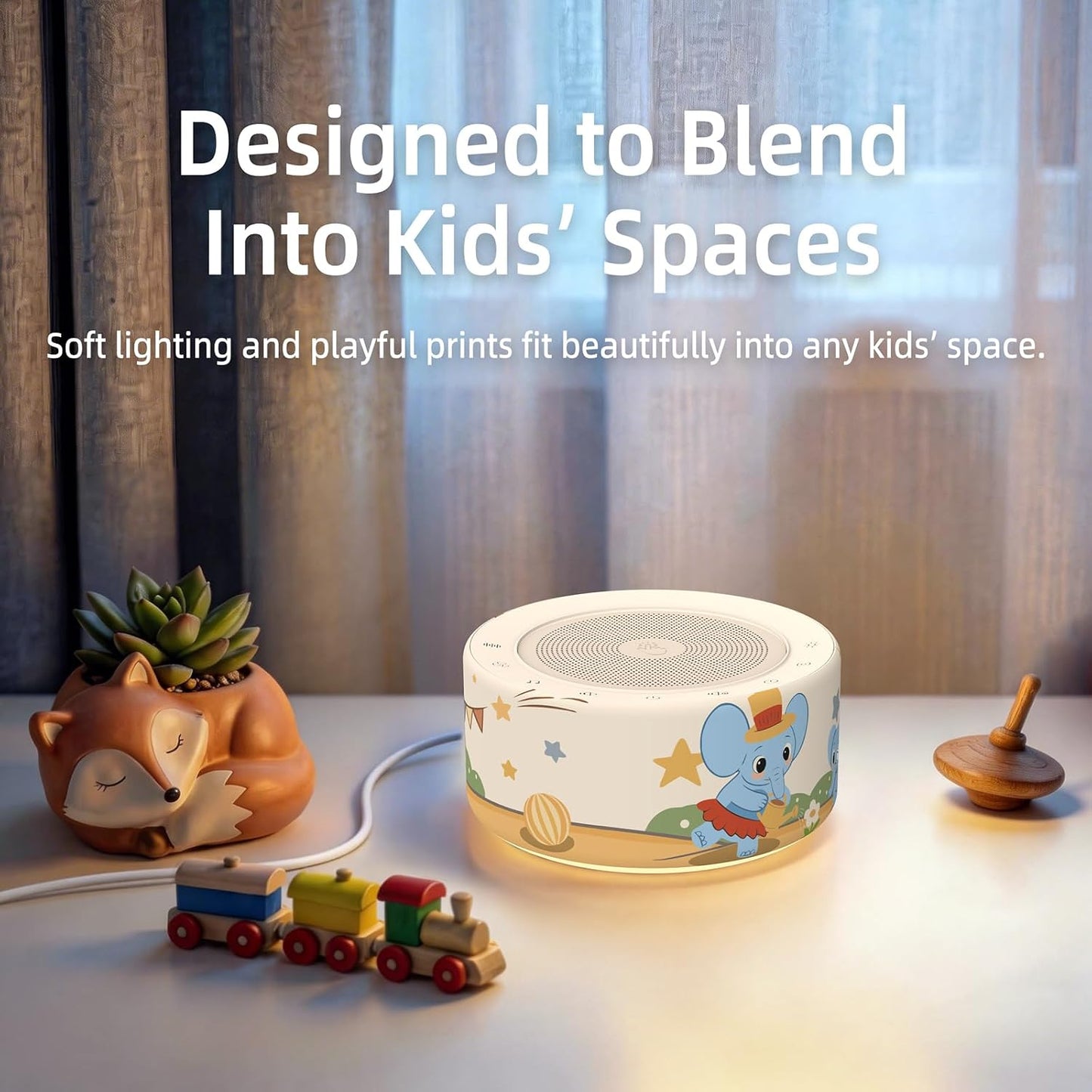 White Noise Machine for Baby & Adults, 30 Soothing Sounds, Sleep Sound Machine with 8 Color Night Light, Memory Function, White Noise for Sleeping, Nursery, Office, Travel & Relaxation