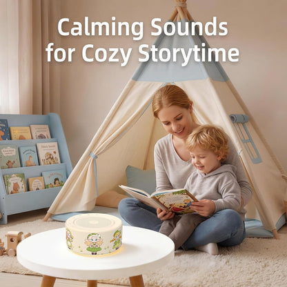 White Noise Machine for Baby & Adults, 30 Soothing Sounds, Sleep Sound Machine with 8 Color Night Light, Memory Function, White Noise for Sleeping, Nursery, Office, Travel & Relaxation