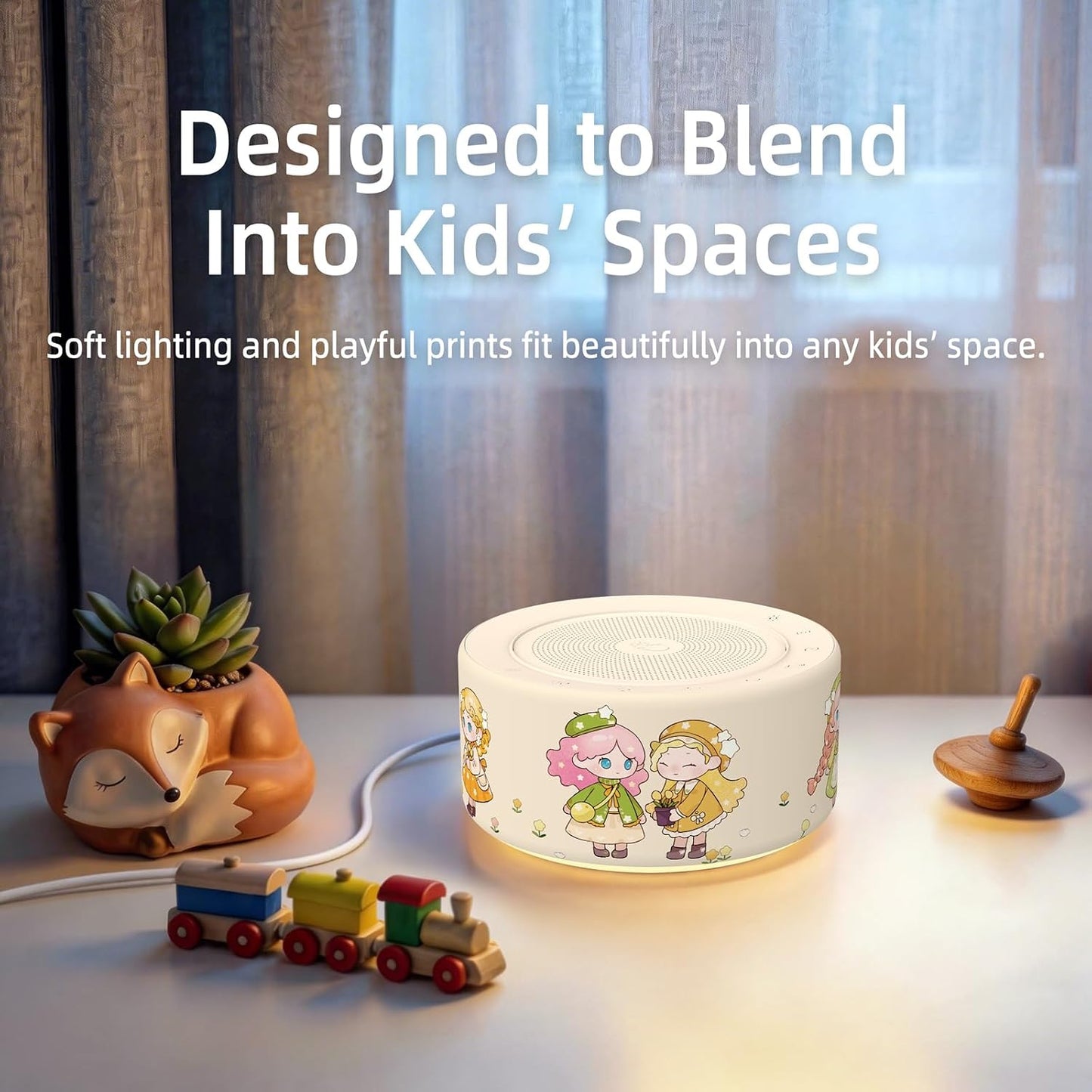 White Noise Machine for Baby & Adults, 30 Soothing Sounds, Sleep Sound Machine with 8 Color Night Light, Memory Function, White Noise for Sleeping, Nursery, Office, Travel & Relaxation